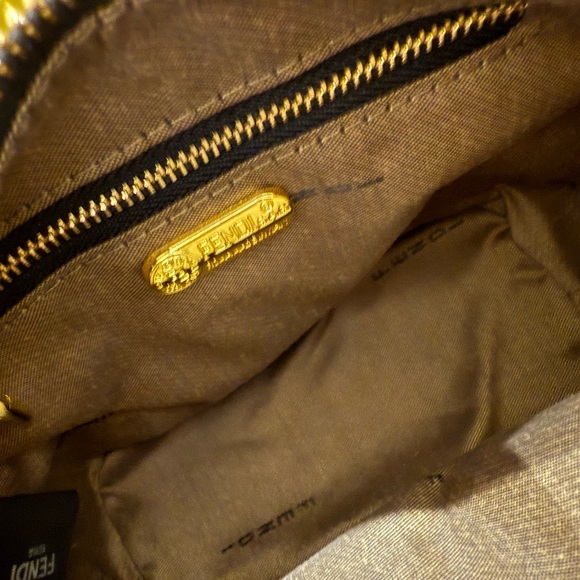Authentic Fendi Black and Brown Mini Bag with two straps - Picture 12 of 16